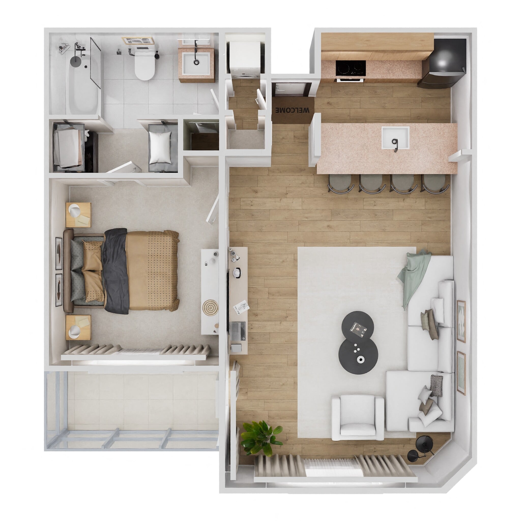 A6 floor plan
